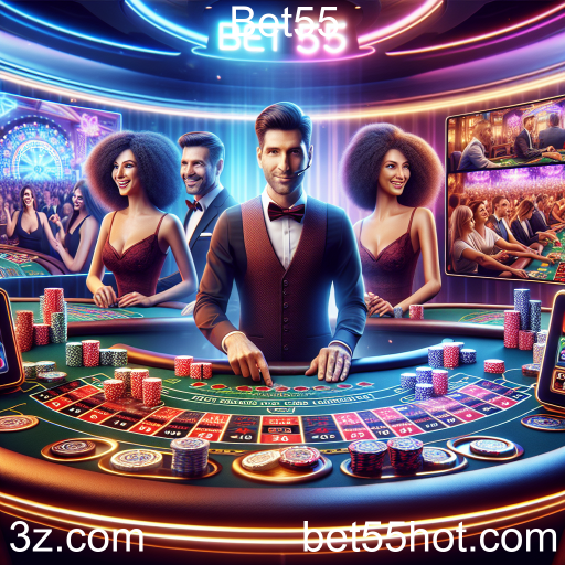 Descubra o Cassino Ao Vivo na Bet55